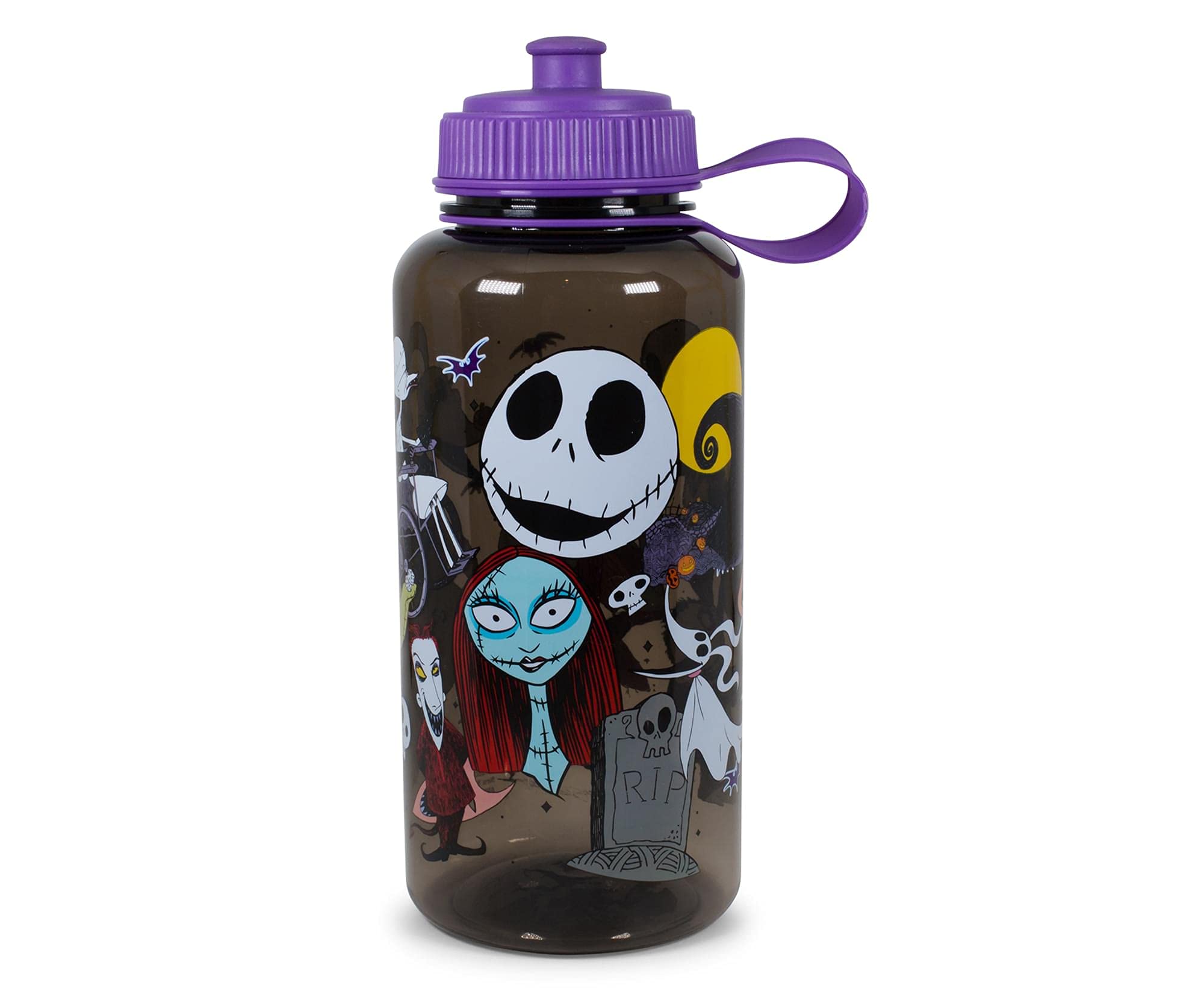 Botella De Agua Plateada Buffalo Disney Nightmare Before Christmas - Venta Internacional.