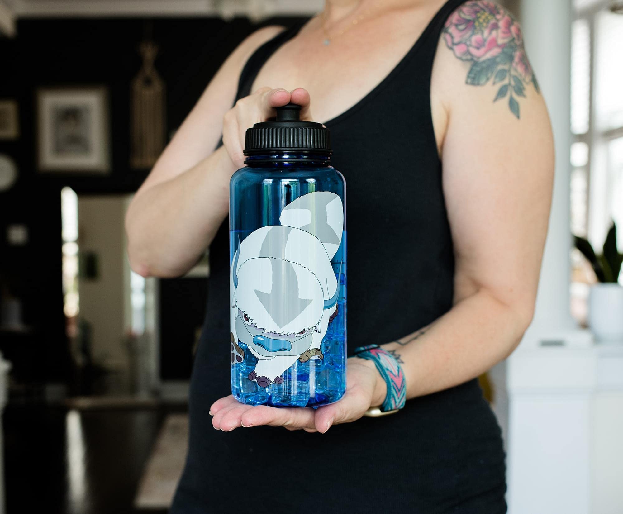 Foto 4 pulgar | Botella De Agua Silver Buffalo Avatar Appa De 1 Litro Sin Bpa - Venta Internacional.