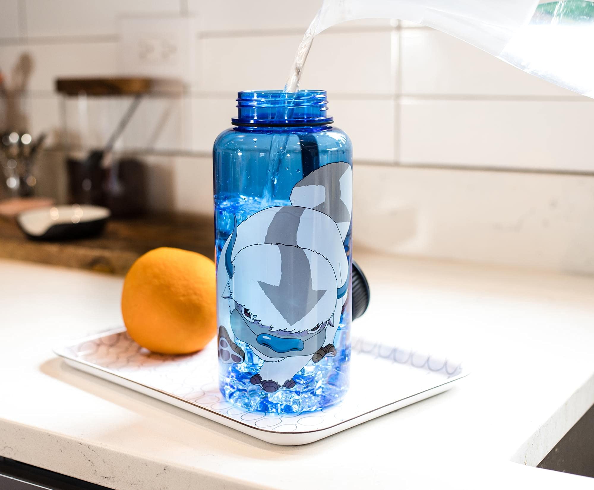 Foto 5 pulgar | Botella De Agua Silver Buffalo Avatar Appa De 1 Litro Sin Bpa - Venta Internacional.