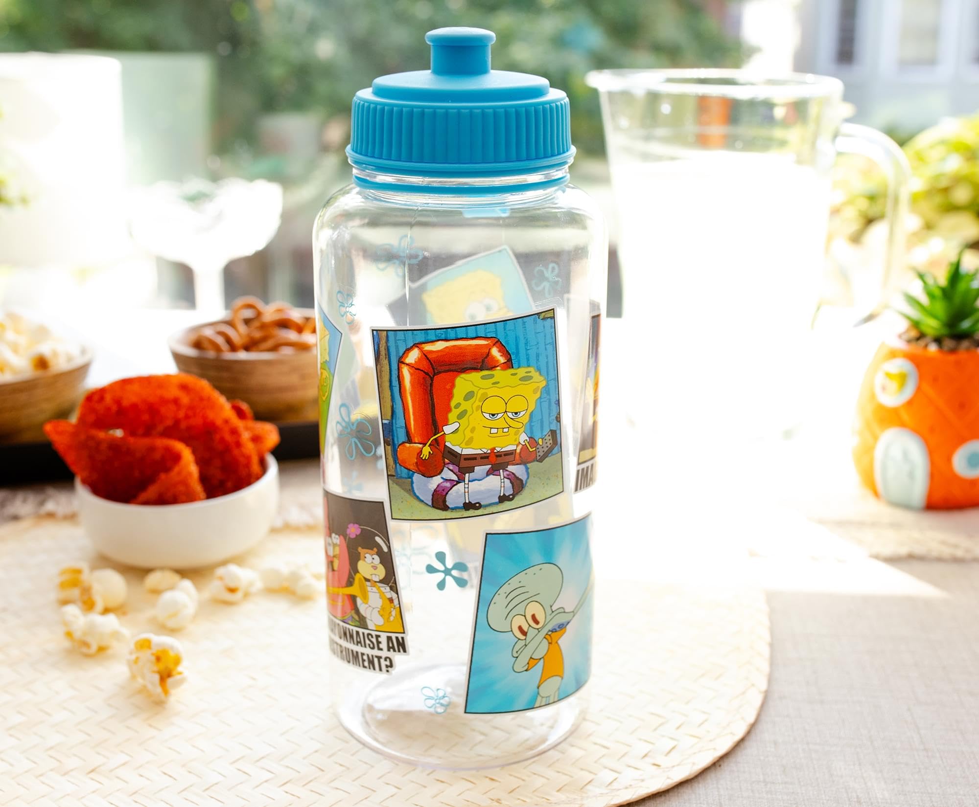 Foto 6 pulgar | Botella De Agua Silver Buffalo Nickelodeon Spongebob 1l - Venta Internacional.