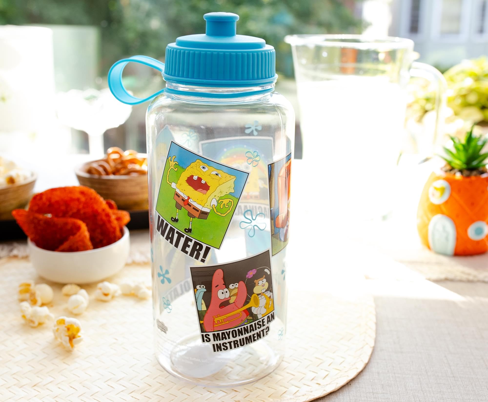 Foto 7 pulgar | Botella De Agua Silver Buffalo Nickelodeon Spongebob 1l - Venta Internacional.