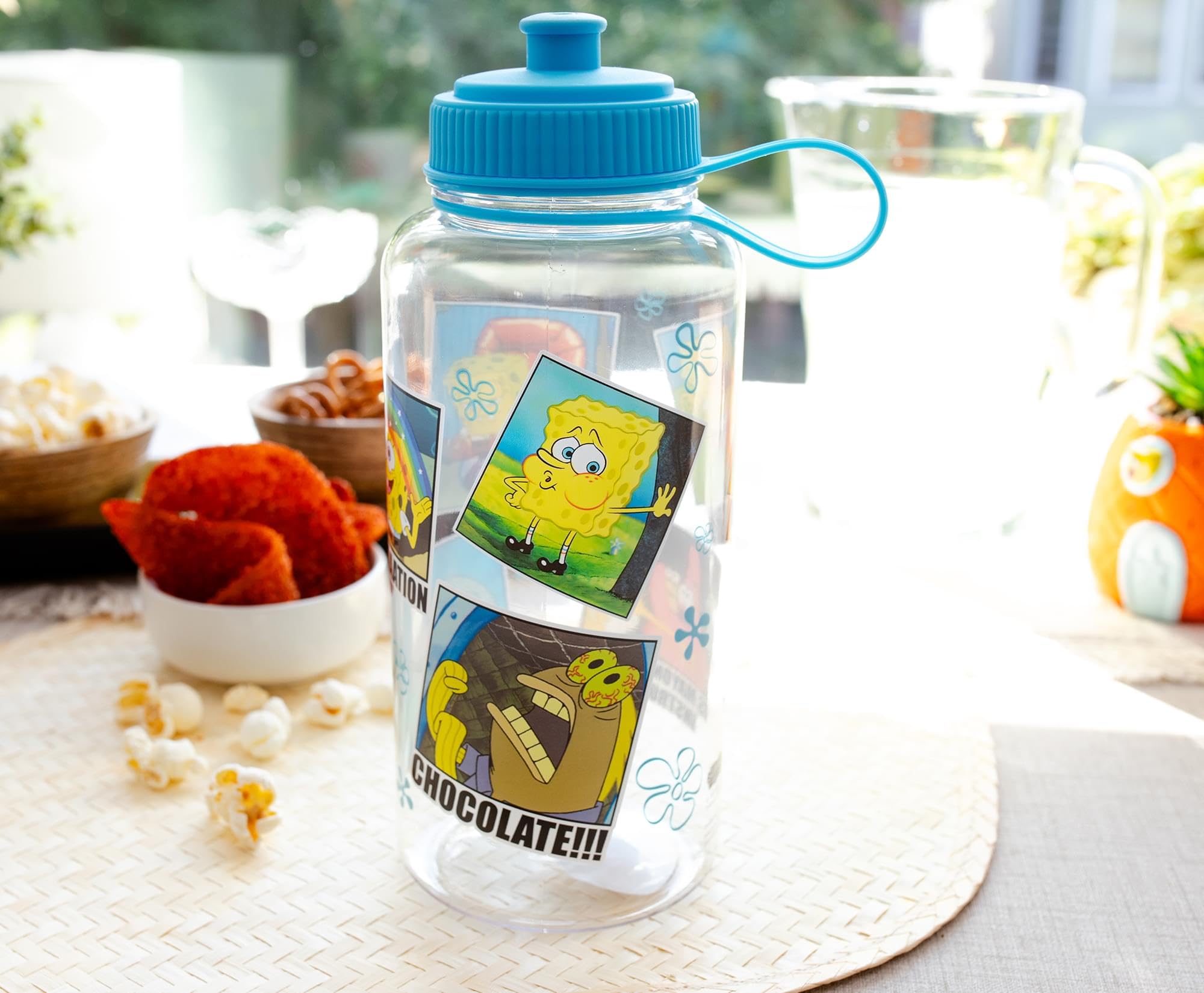 Foto 8 pulgar | Botella De Agua Silver Buffalo Nickelodeon Spongebob 1l - Venta Internacional.
