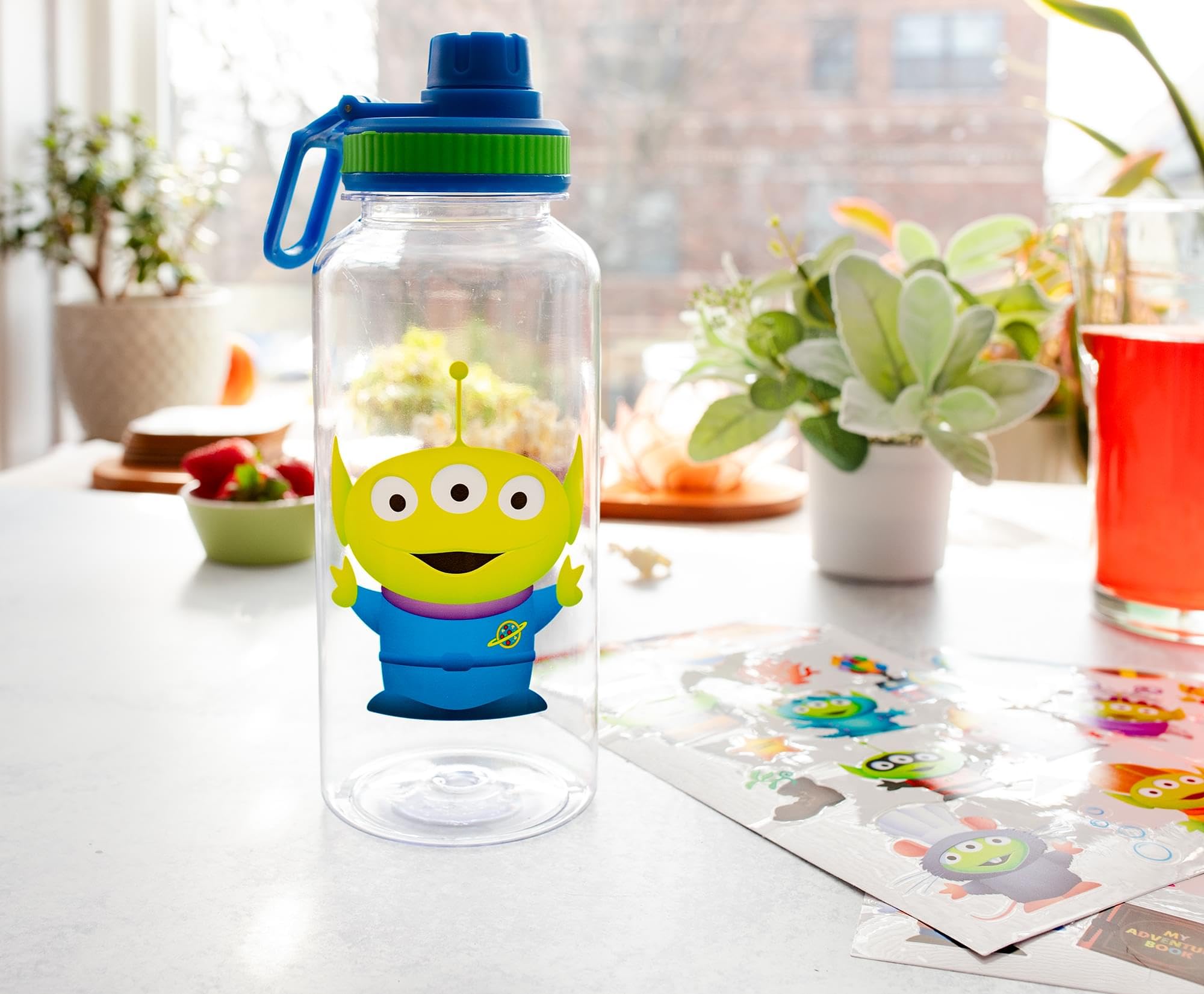 Foto 7 pulgar | Botella De Agua Silver Buffalo Disney Toy Story Alien 960 Ml - Venta Internacional.