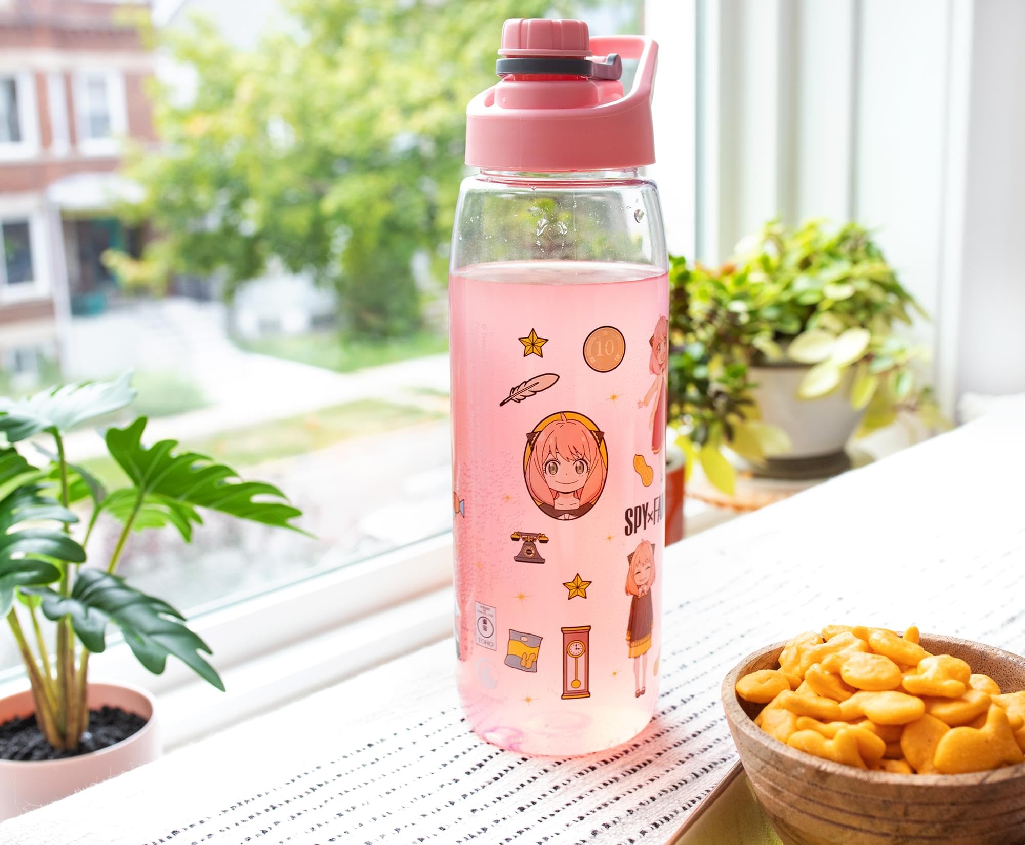 Foto 7 pulgar | Botella De Agua Silver Buffalo Spy X Family Anya Icons 800 Ml - Venta Internacional.