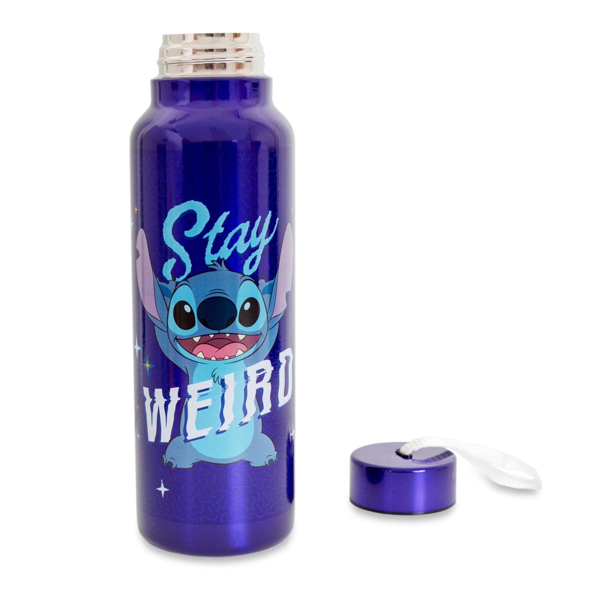 Foto 3 pulgar | Termo Agua Disney Lilo & Stitch Stay Weird Acero Inoxidable 800 Ml - Venta Internacional