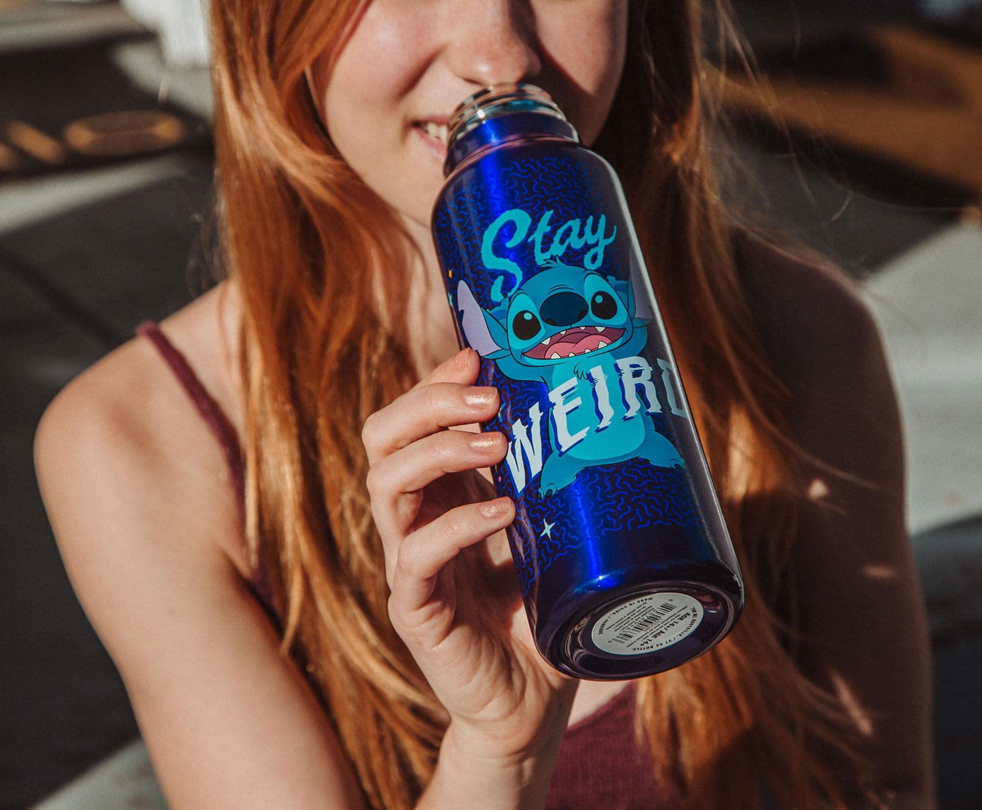 Foto 5 pulgar | Termo Agua Disney Lilo & Stitch Stay Weird Acero Inoxidable 800 Ml - Venta Internacional
