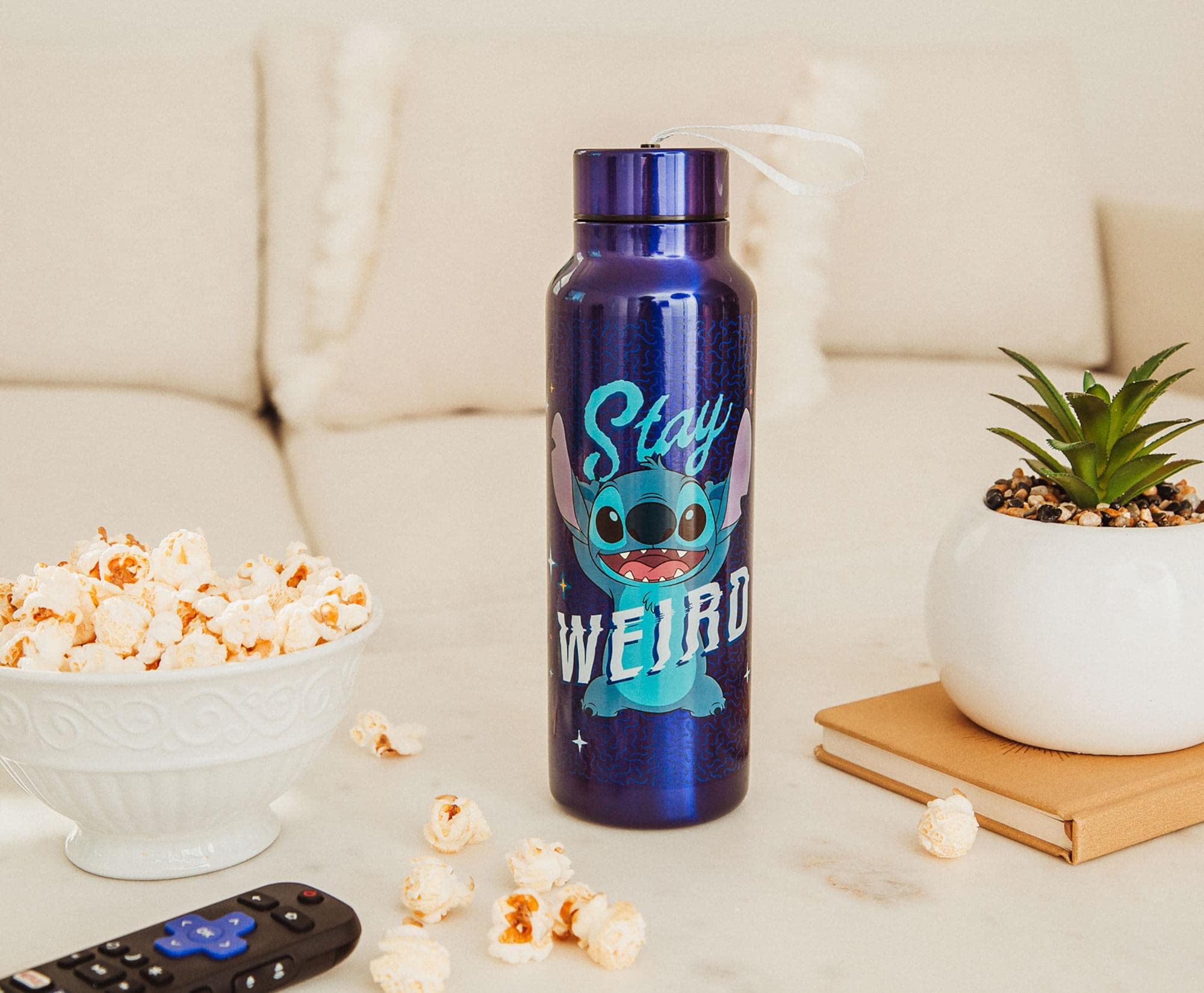Foto 7 pulgar | Termo Agua Disney Lilo & Stitch Stay Weird Acero Inoxidable 800 Ml - Venta Internacional