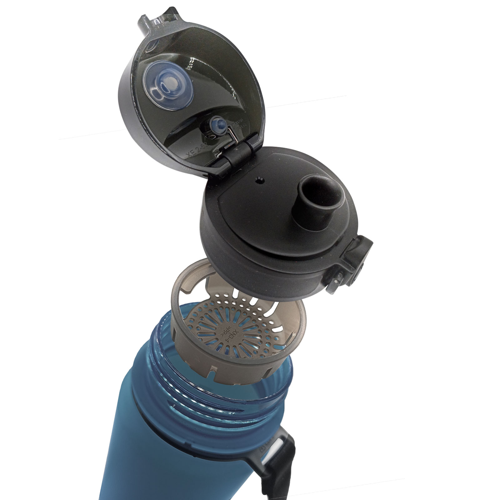 Foto 7 pulgar | Termo De Agua Esencial Para Deportes 500 Ml Color Glacier Blue