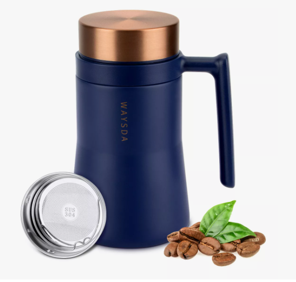 Foto 1 | Termo Xtellar Acero Inoxidable Portátil Térmico Taza De Café 480ml