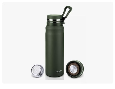 Foto 1 | Termo Verde Oscuro Acero Inoxidable Con Infusor De Té,taza Termica 1000ml Xtellar