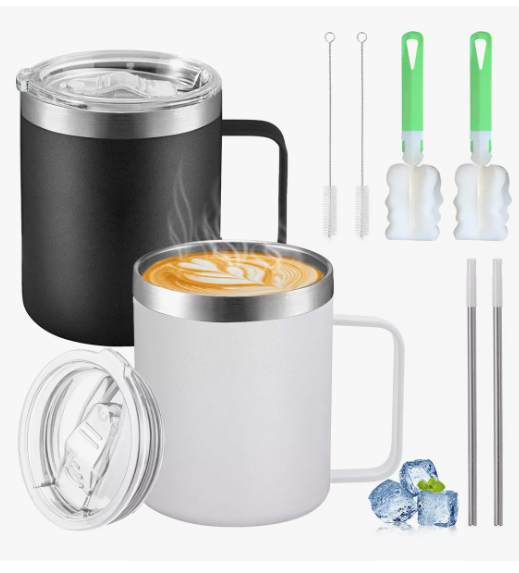 Foto 2 pulgar | 2pz 14oz Taza Xtellar Ara Cafe De Acero Inoxidable,colores Variados