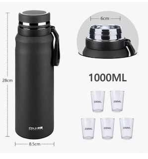 Foto 2 | Termo Acero Inoxidable Xtellar Con Infusor De Té,taza Termica 1000ml