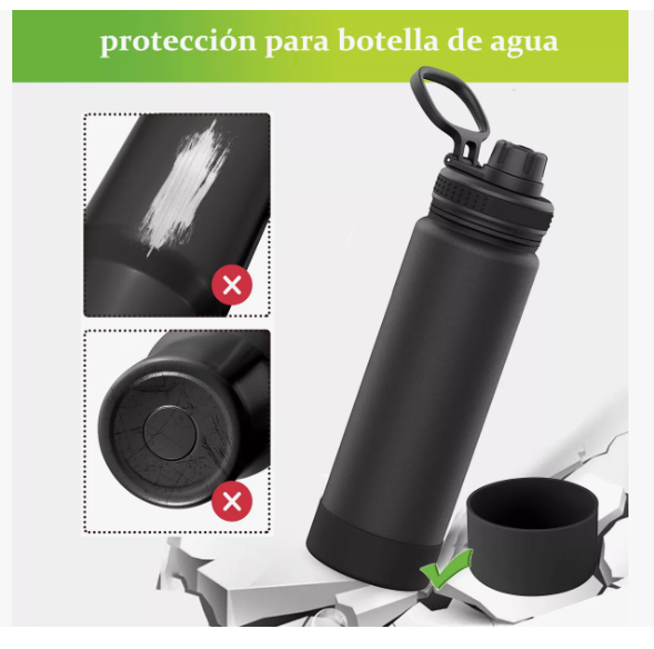 Foto 3 pulgar | 25oz Vaso Térmico Acero Inoxidable Xtellar Cepillo Y Funda Silicona