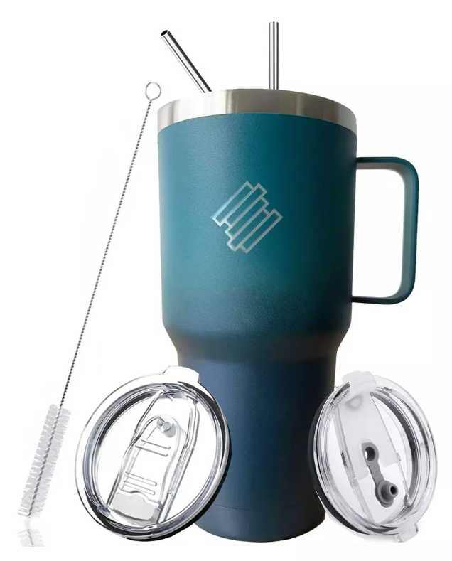 Foto 2 pulgar | Vaso Acero Xtellar Inoxidable  Para Agua 30oz Azul