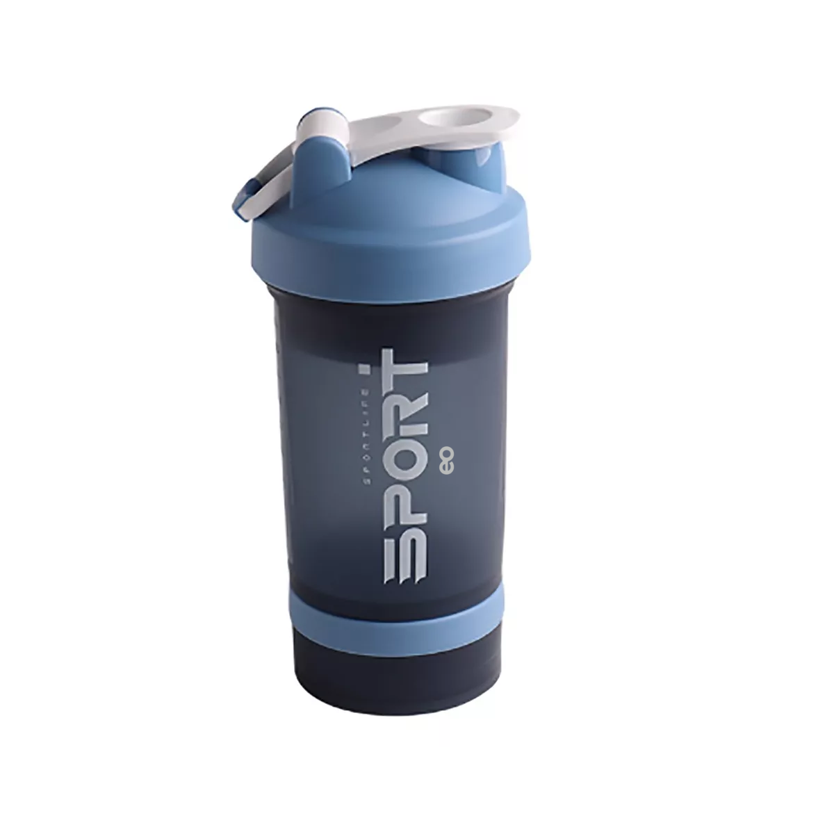 Foto 2 pulgar | Shaker Para Proteina Botella Para Gym Eo Safe Imports Esi-15435-1 Azul