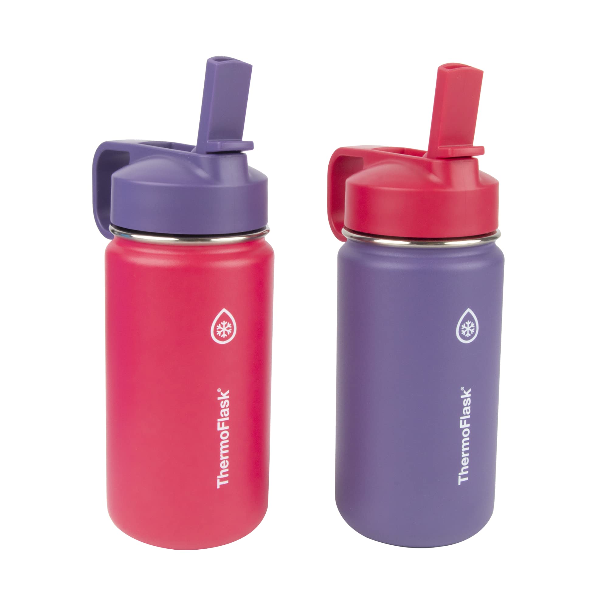 Foto 2 pulgar | Botella De Agua Thermoflask Kids De 414 Ml Con Tapa De Pajita, Paquete De 2 - Venta Internacional.