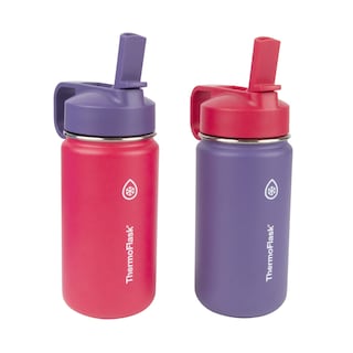 Foto 1 | Botella De Agua Thermoflask Kids De 414 Ml Con Tapa De Pajita, Paquete De 2 - Venta Internacional.