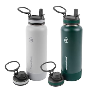 Foto 1 | Termotermo Para Botella De Agua, Acero Inoxidable, 1,2 L, Pino Gris, Paquete De 2 - Venta Internacional.