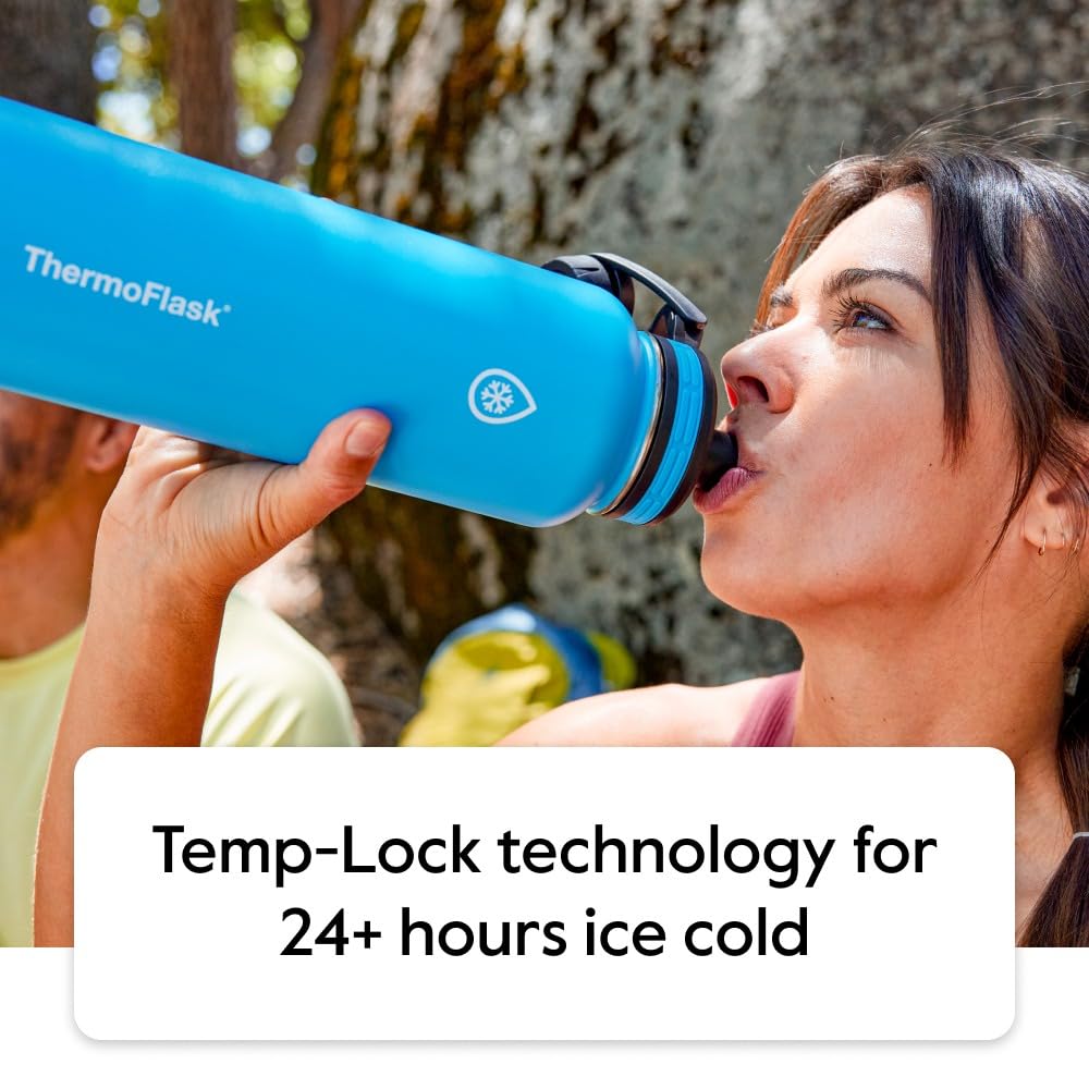 Foto 4 pulgar | Termotermo Para Botella De Agua, Acero Inoxidable, 1,2 L, Pino Gris, Paquete De 2 - Venta Internacional.