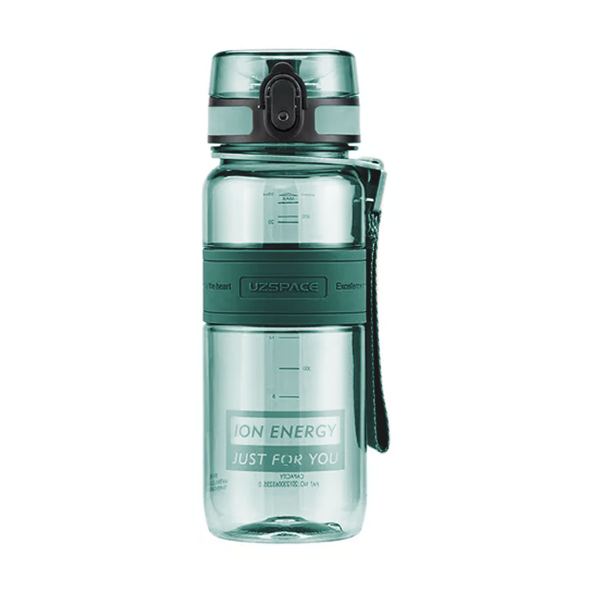 Botella Deportiva Uzspace 5029 - 650ml Color Verde
