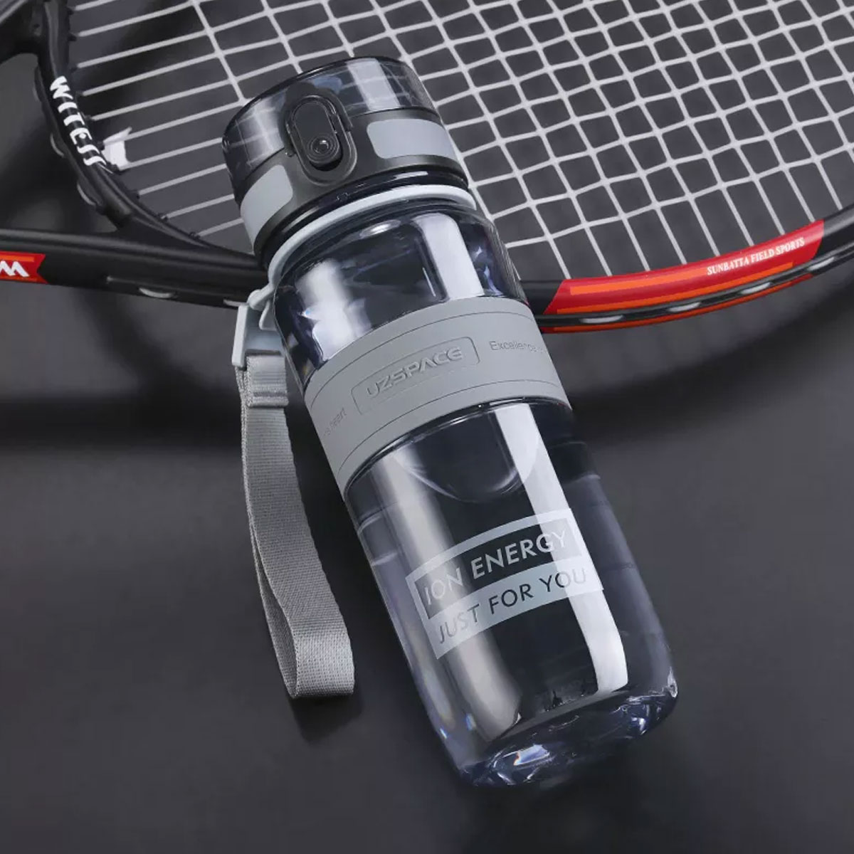 Foto 4 pulgar | Botella Deportiva Uzspace 5029 - 650ml Color Bark Gray
