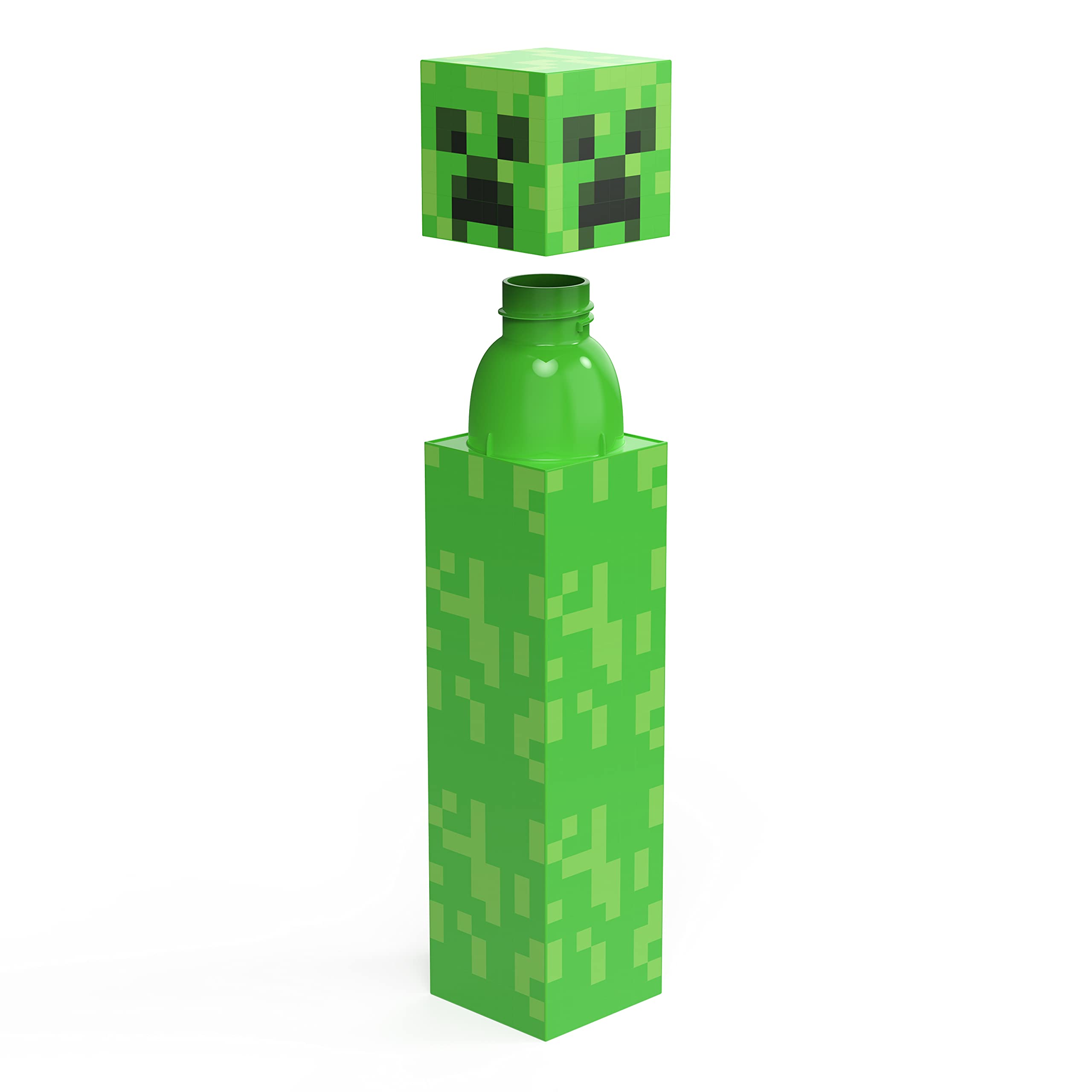 Foto 7 pulgar | Botella De Agua Zak! Square Minecraft Creeper, 650 Ml, Sin Bpa - Venta Internacional.