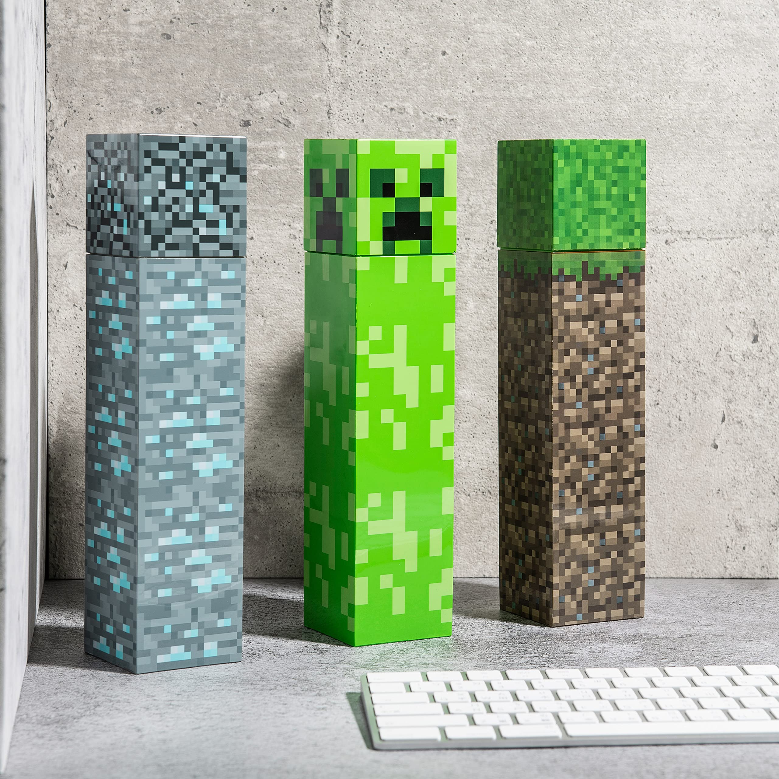 Foto 8 pulgar | Botella De Agua Zak! Square Minecraft Creeper, 650 Ml, Sin Bpa - Venta Internacional.