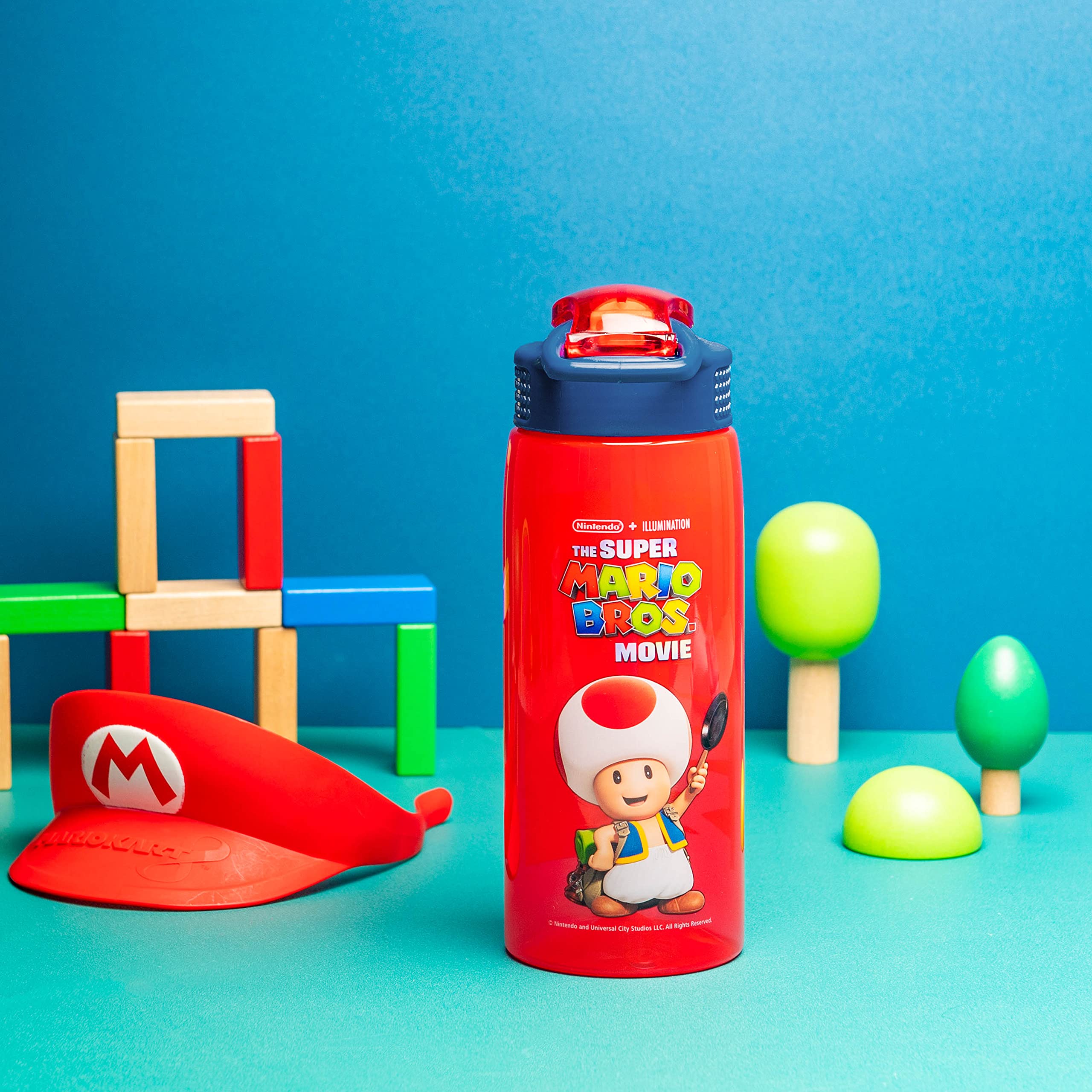 Foto 3 pulgar | Botella De Agua Zak Designs The Super Mario Bros. Movie 750 Ml - Venta Internacional.