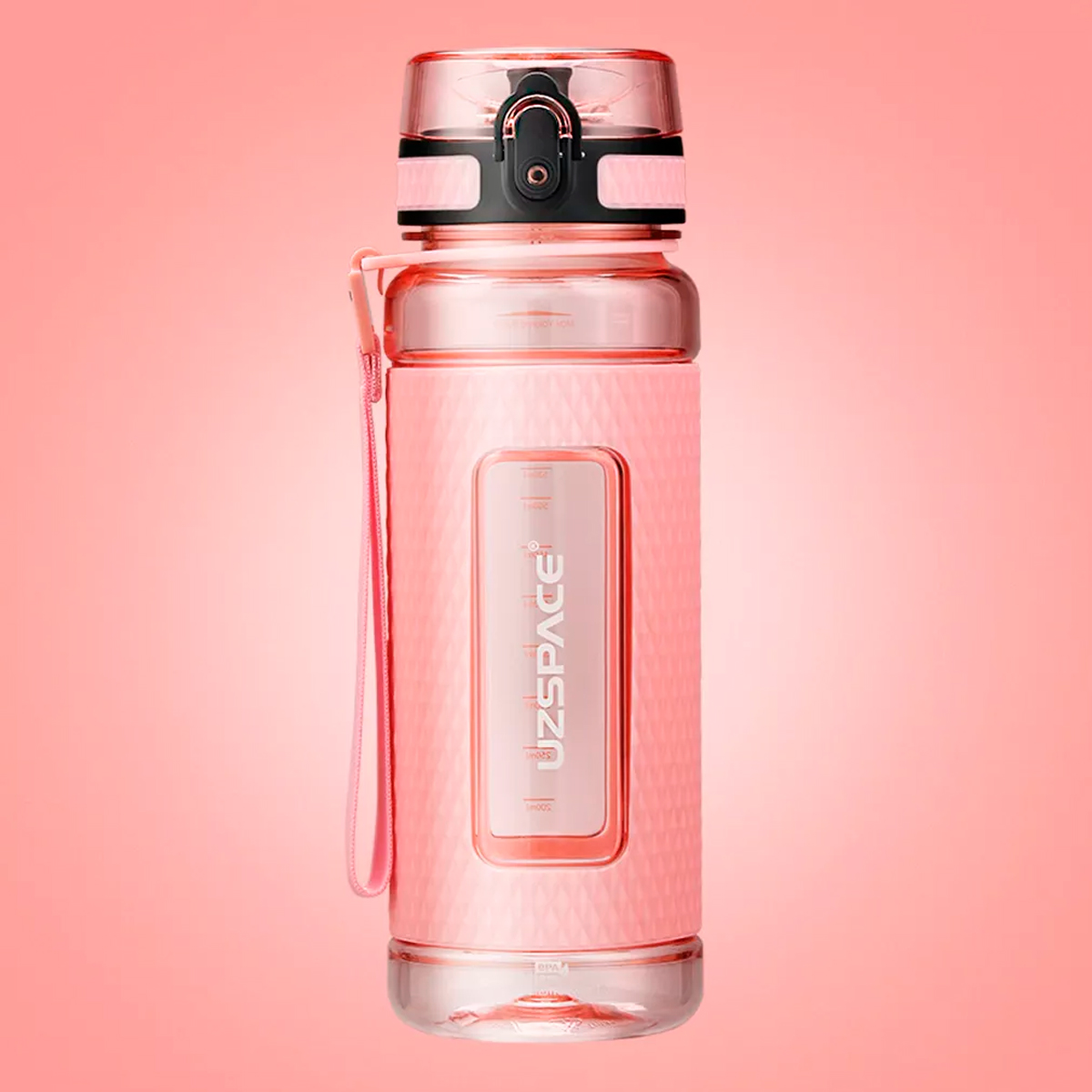 Foto 2 | Botella Deportiva Uzspace 5044 - 520ml Color Rosa