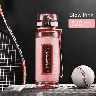 Foto 4 | Botella Deportiva Uzspace 5044 - 520ml Color Rosa