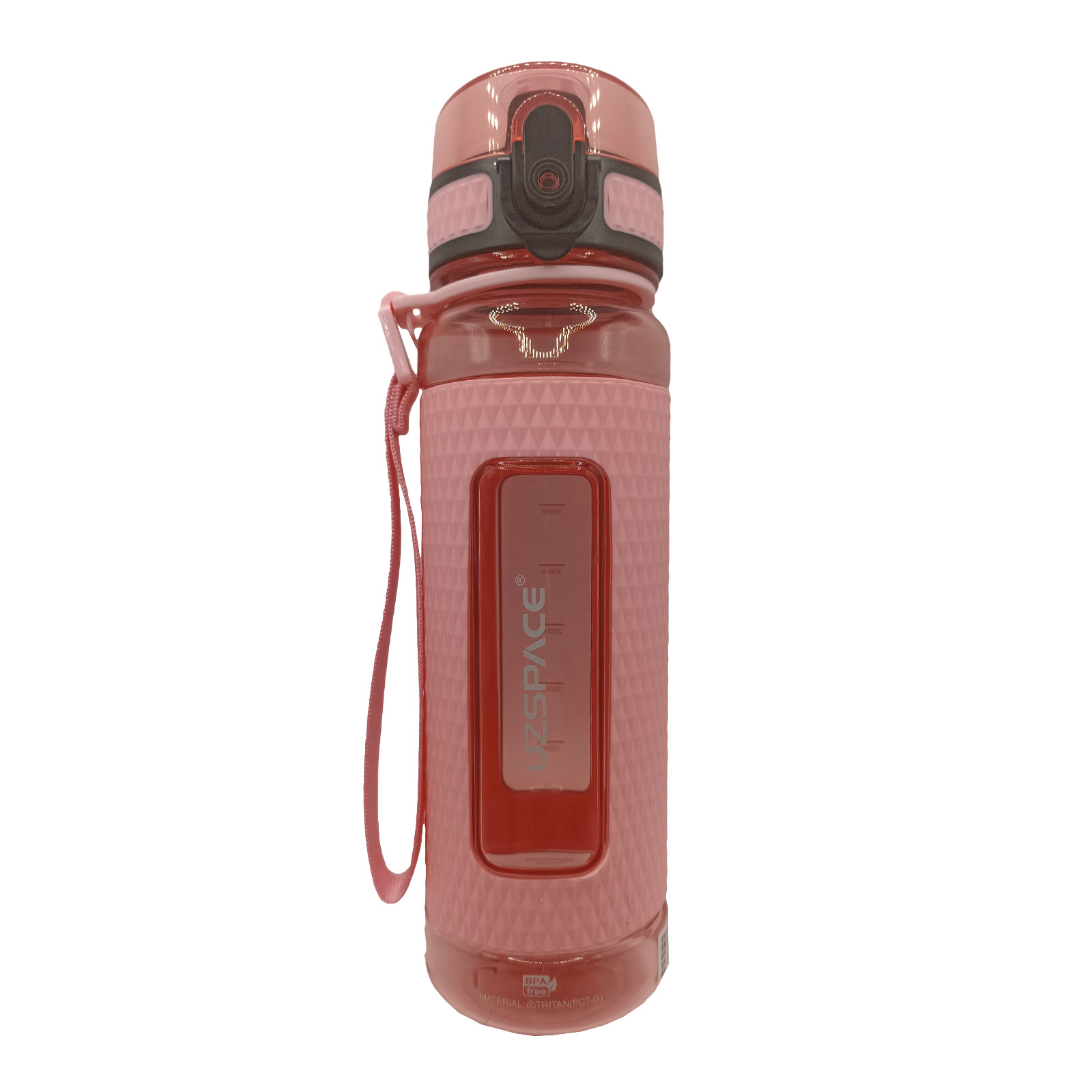 Foto 2 | Botella Deportiva Uzspace 5044 - 520ml Color Rosa