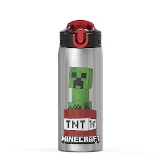 Foto 1 | Botella De Agua Zak Designs Mici-v151 Minecraft 800 Ml De Acero Inoxidable - Venta Internacional.