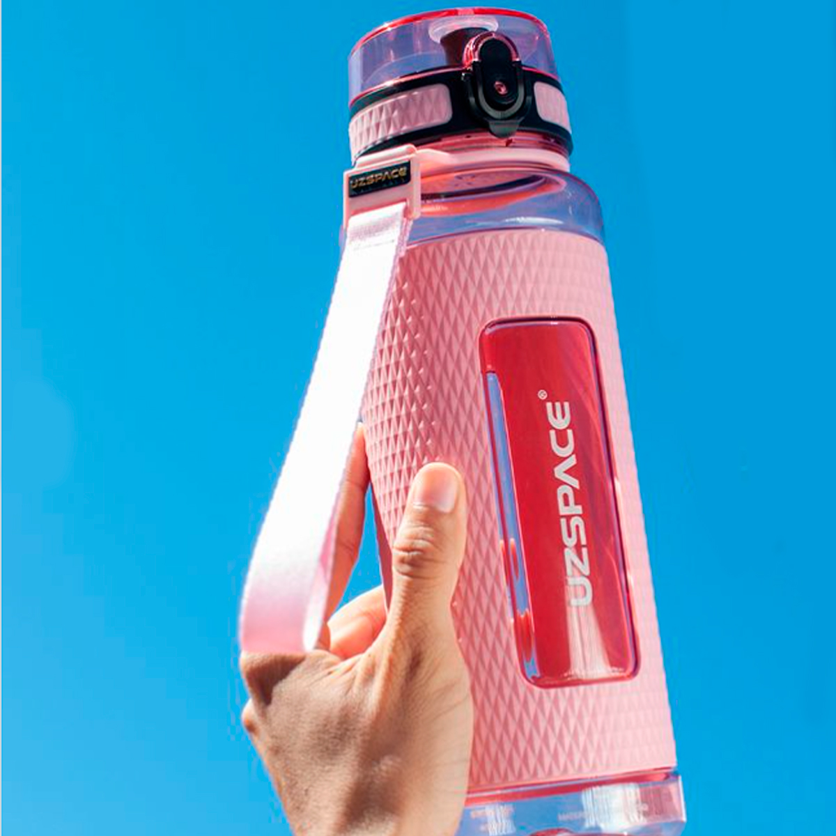 Foto 3 pulgar | Botella Deportiva Uzspace 5029 - 650ml Color Rosa