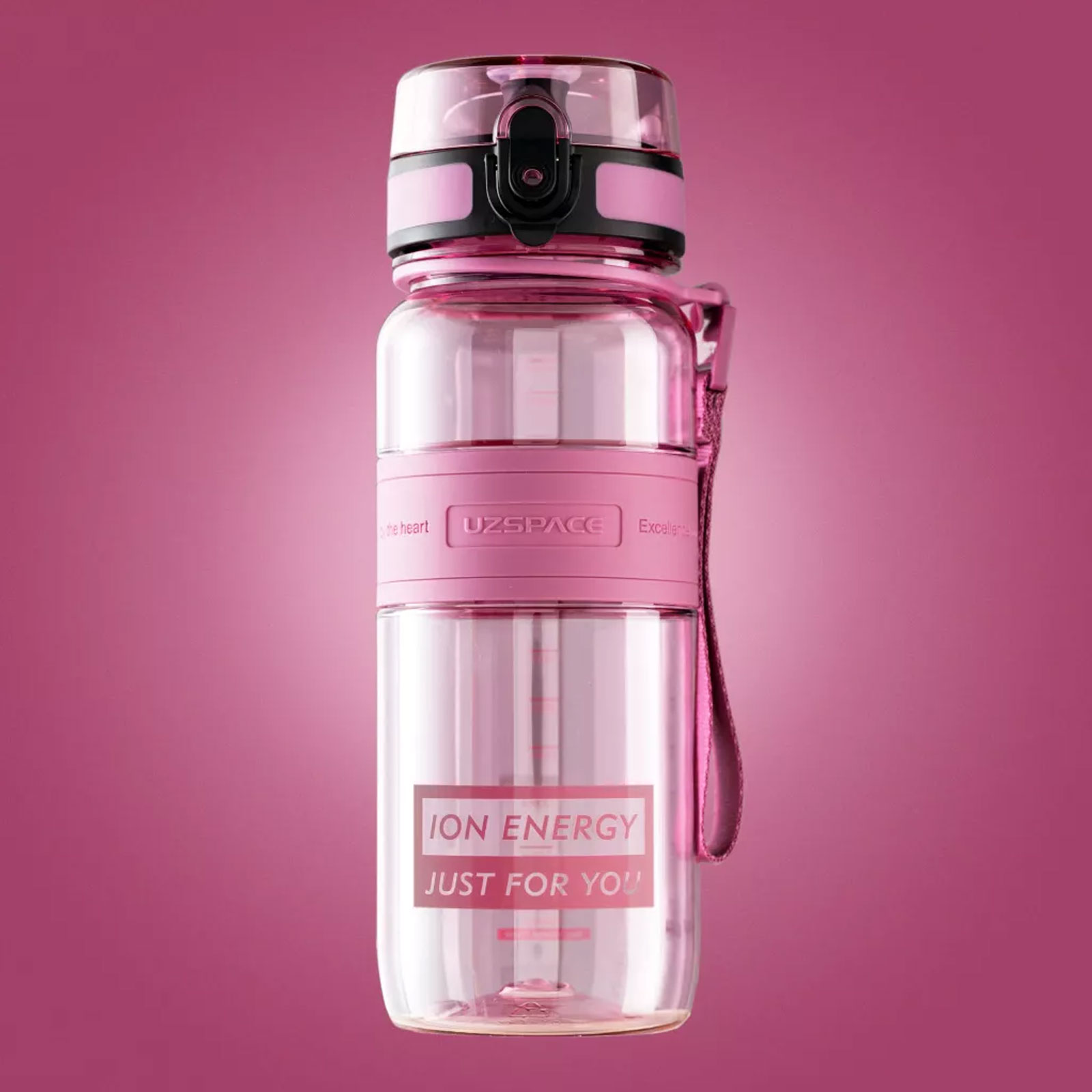 Foto 2 | Botella Deportiva Uzspace 5029 - 650ml Color Rojo