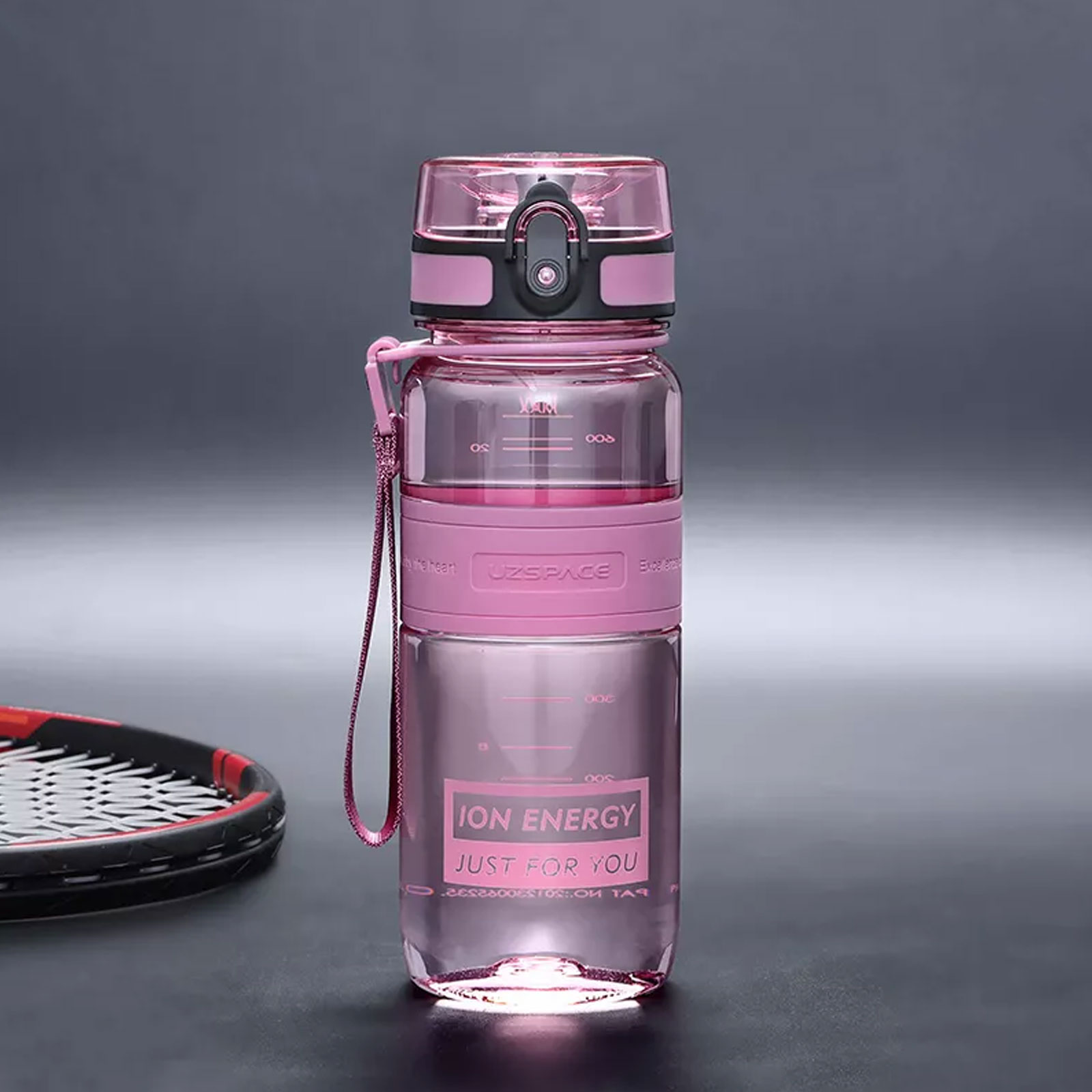 Foto 7 pulgar | Botella Deportiva Uzspace 5029 - 650ml Color Rojo