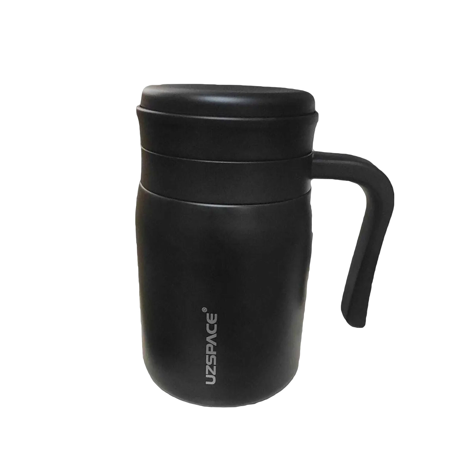 Foto 2 pulgar | Taza Aislada Uzspace Acero Inoxidable 470ml Negro
