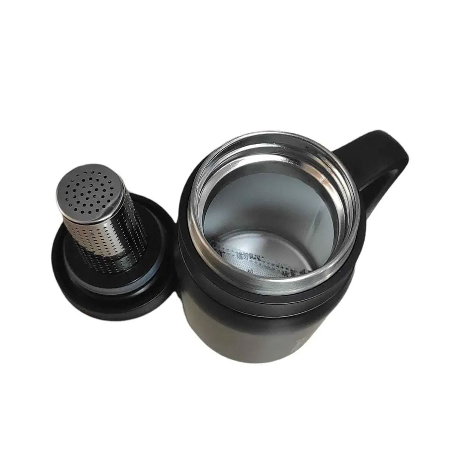 Foto 3 pulgar | Taza Aislada Uzspace Acero Inoxidable 470ml Negro
