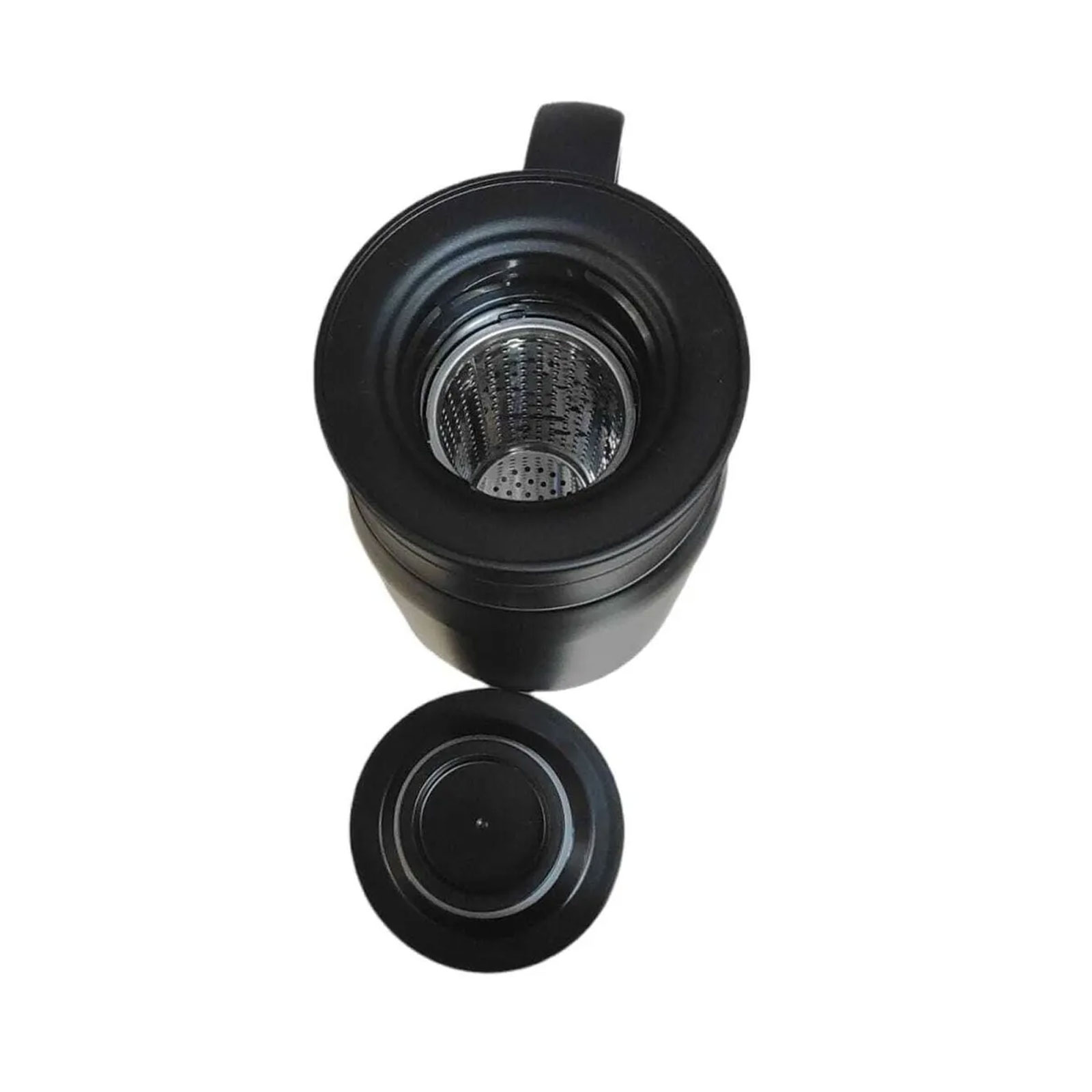 Foto 4 pulgar | Taza Aislada Uzspace Acero Inoxidable 470ml Negro