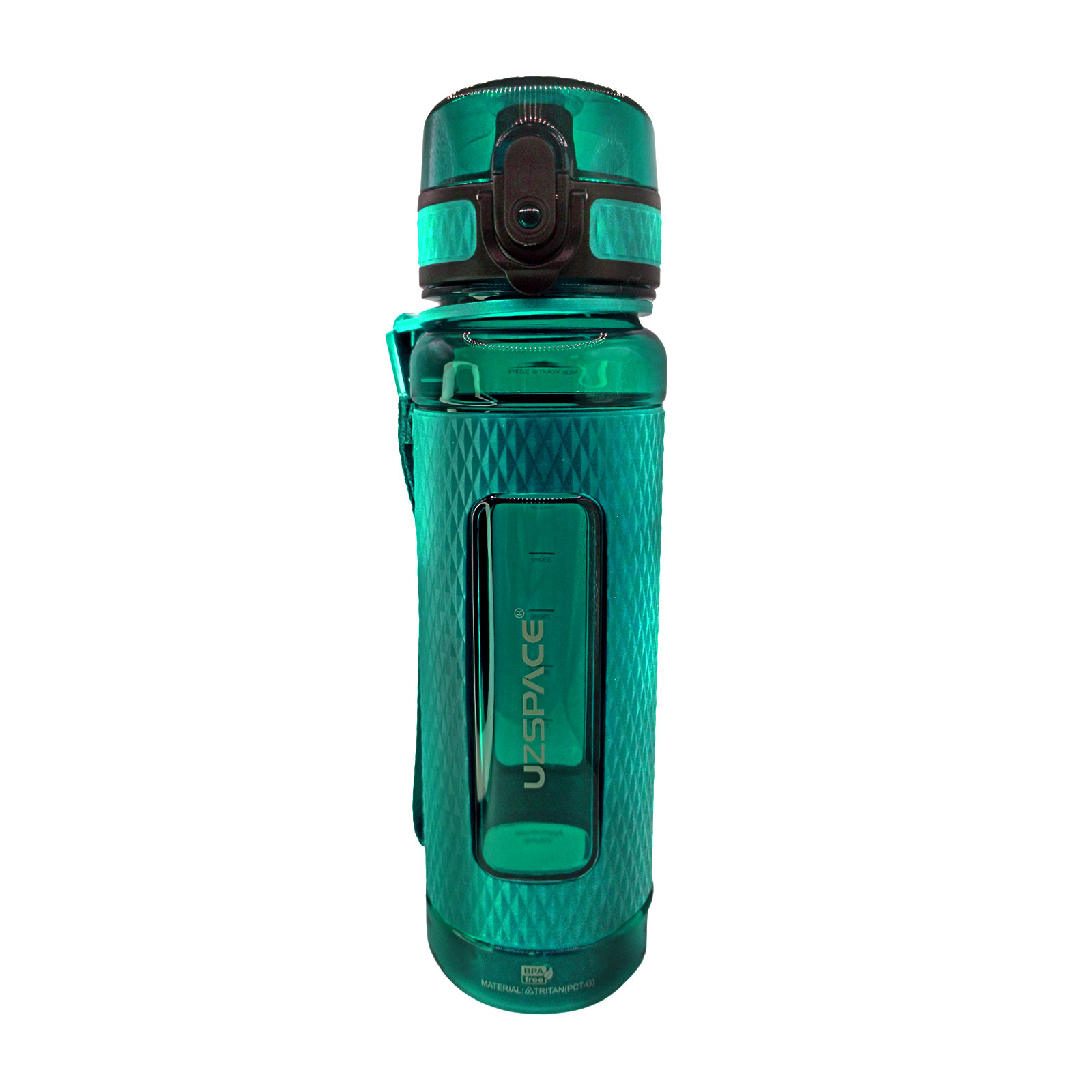 Botella Deportiva Uzspace 5044 - 520ml Color Verde Pino
