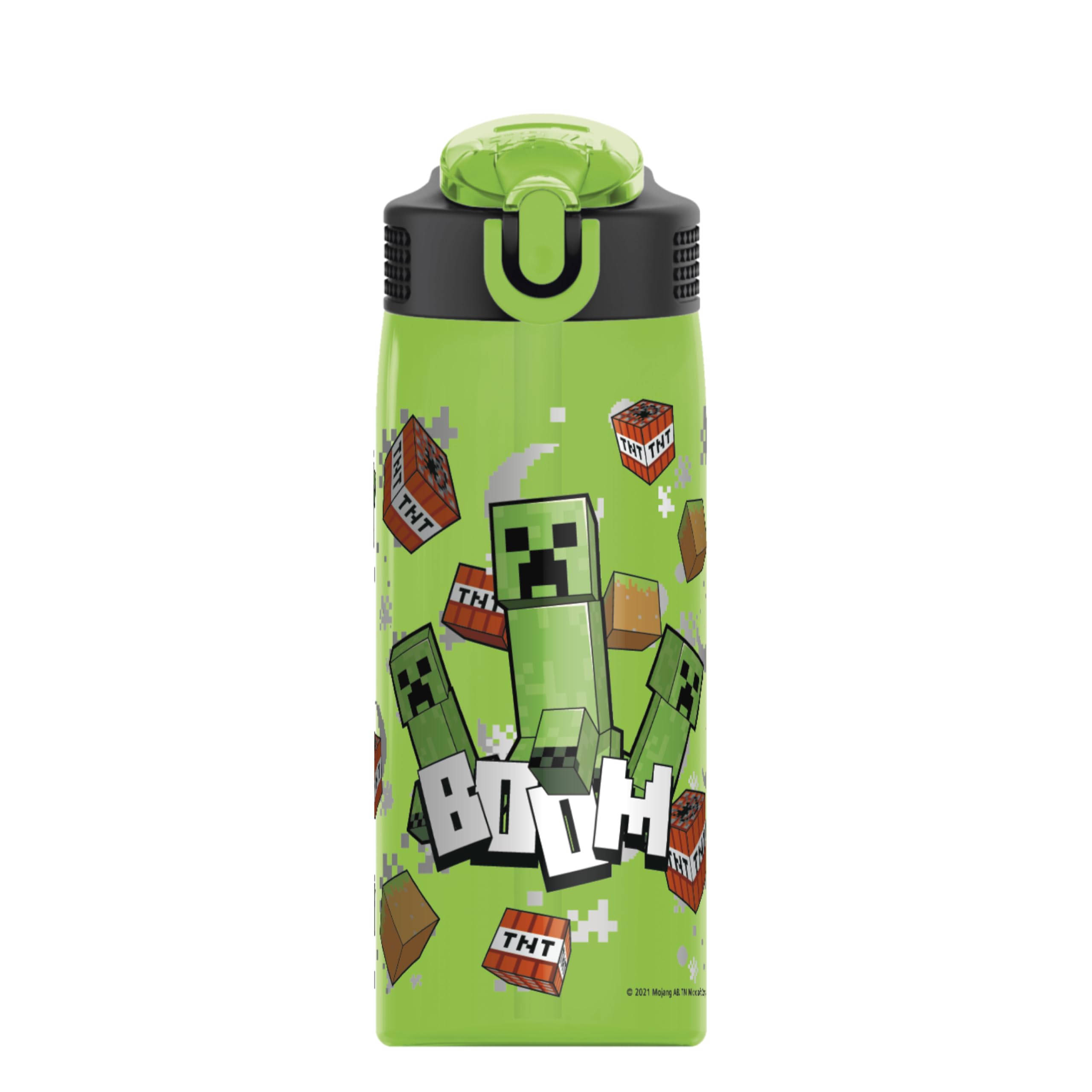 Foto 2 pulgar | Botella De Agua Zak Designs Minecraft De 750 Ml Con Pajita Y Asa - Venta Internacional.