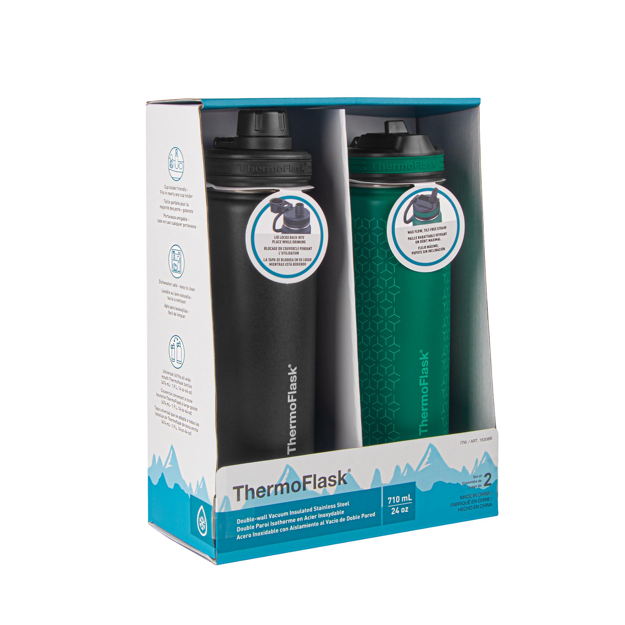 Foto 2 | Botellas De Agua, Termo, 710 Ml, Doble Pared, Acero Inoxidable - Venta Internacional.