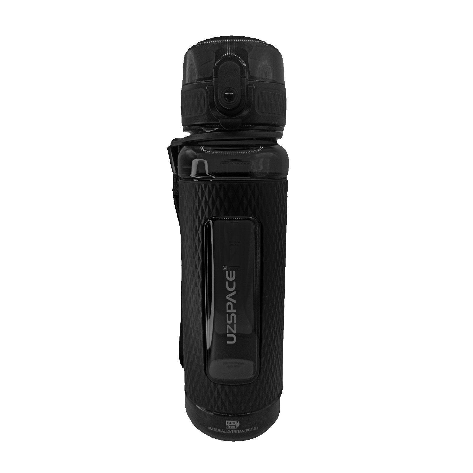 Foto 1 | Botella Deportiva Uzspace 5044 - 520ml Color Negro Intenso