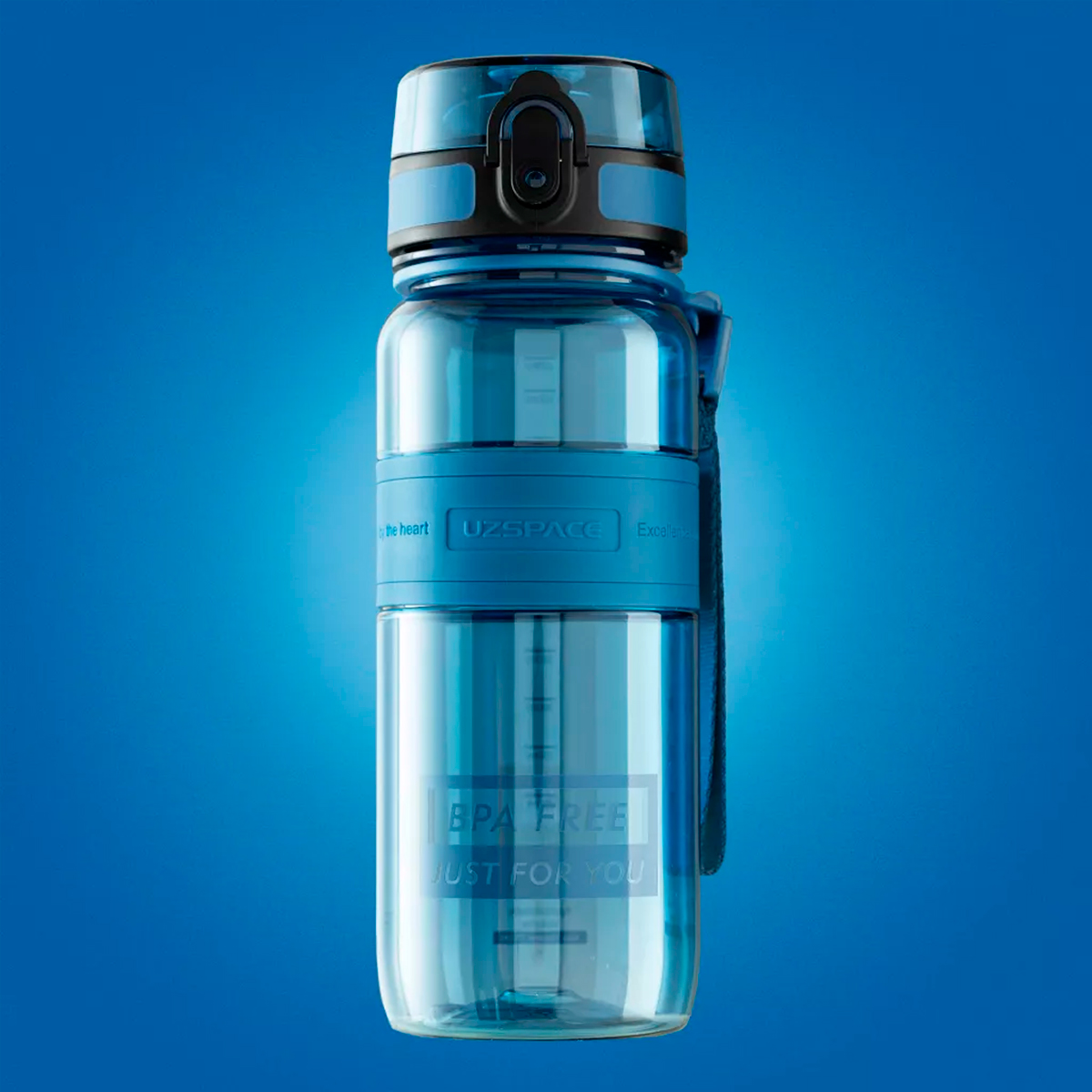 Foto 3 pulgar | Botella Deportiva Uzspace 5029 - 650ml Color Azul