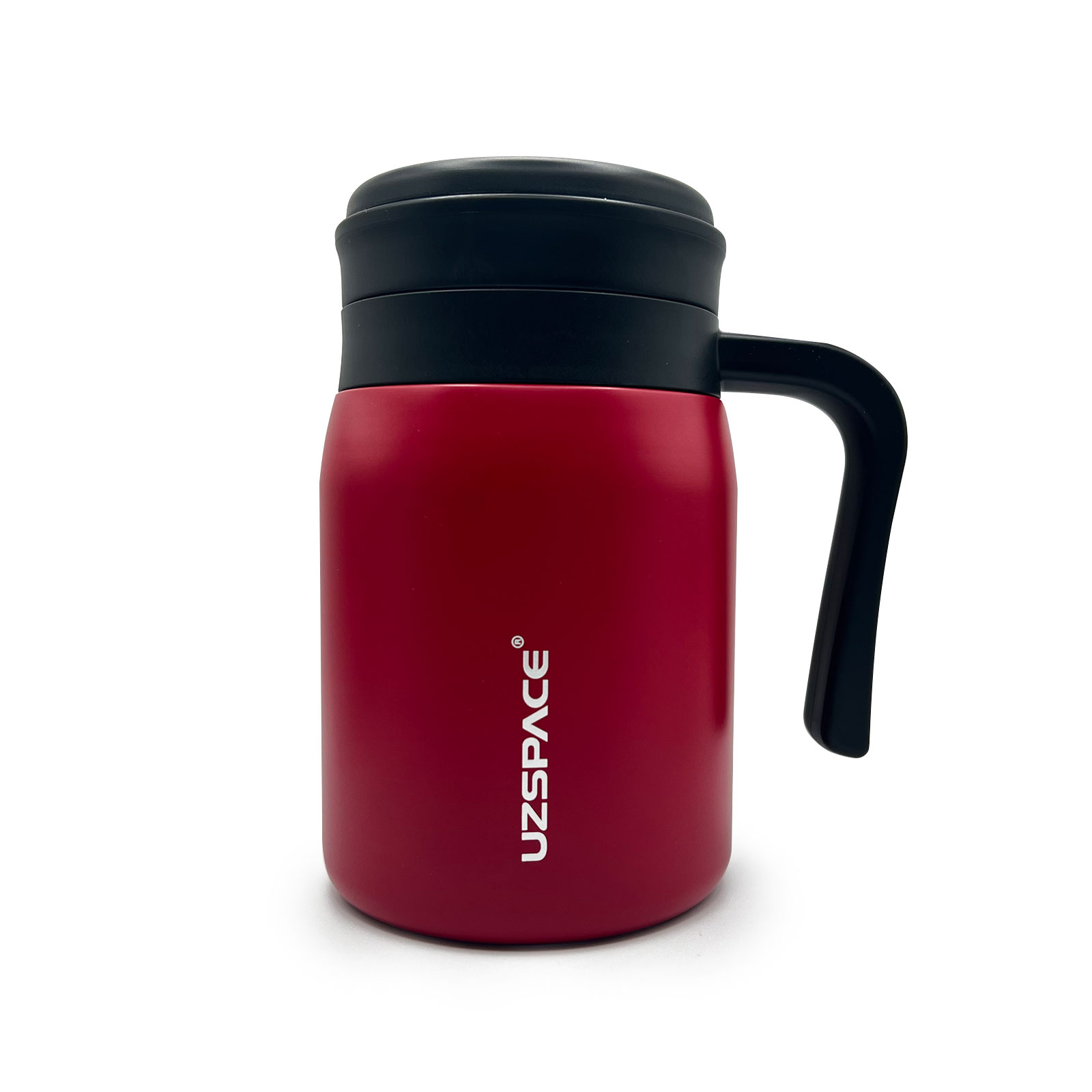 Foto 6 pulgar | Taza Aislada Uzspace Acero Inoxidable 470ml, Rojo