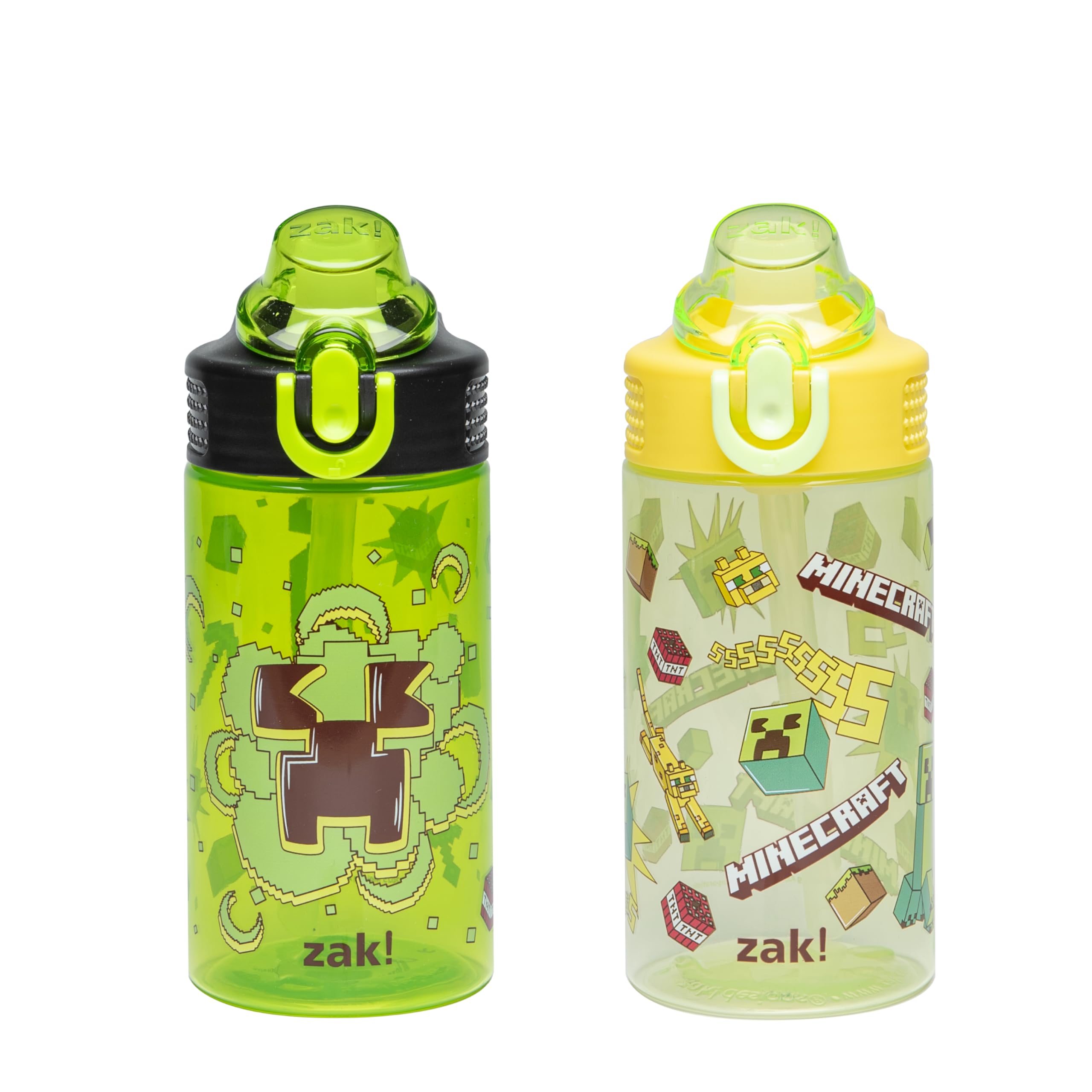 Foto 1 | Botella De Agua Zak Designs Minecraft Sage Kids, 480 Ml, Paquete De 2 - Venta Internacional.