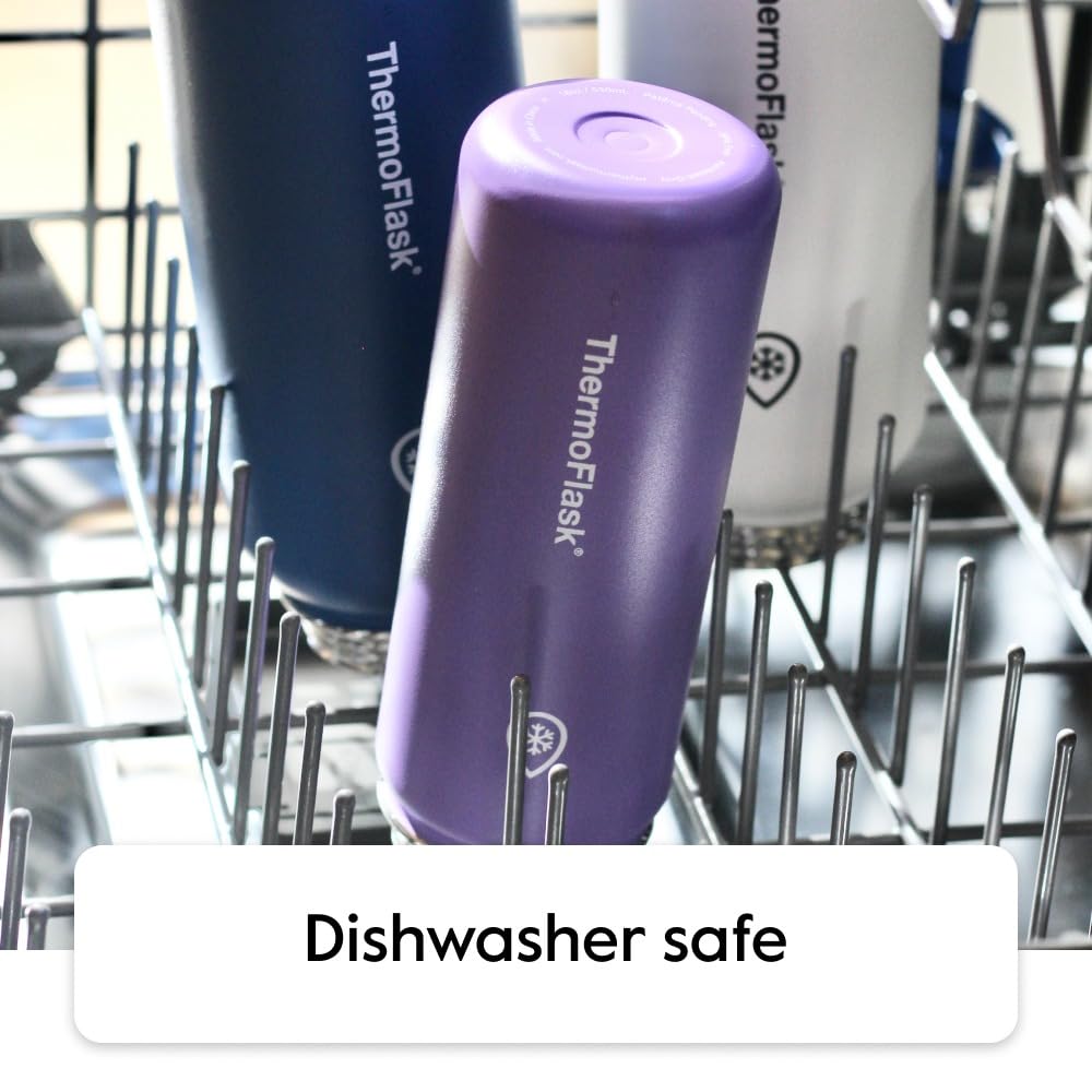 Foto 6 pulgar | Botella De Agua Thermoflask Kids Con Tapa De Pajita 414 Ml Harbor Grey - Venta Internacional.