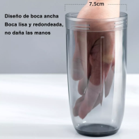 Foto 4 pulgar | Mezcladora Productos Deportivos 400ml Eo Safe Imports Esi-17456-1 Transparente