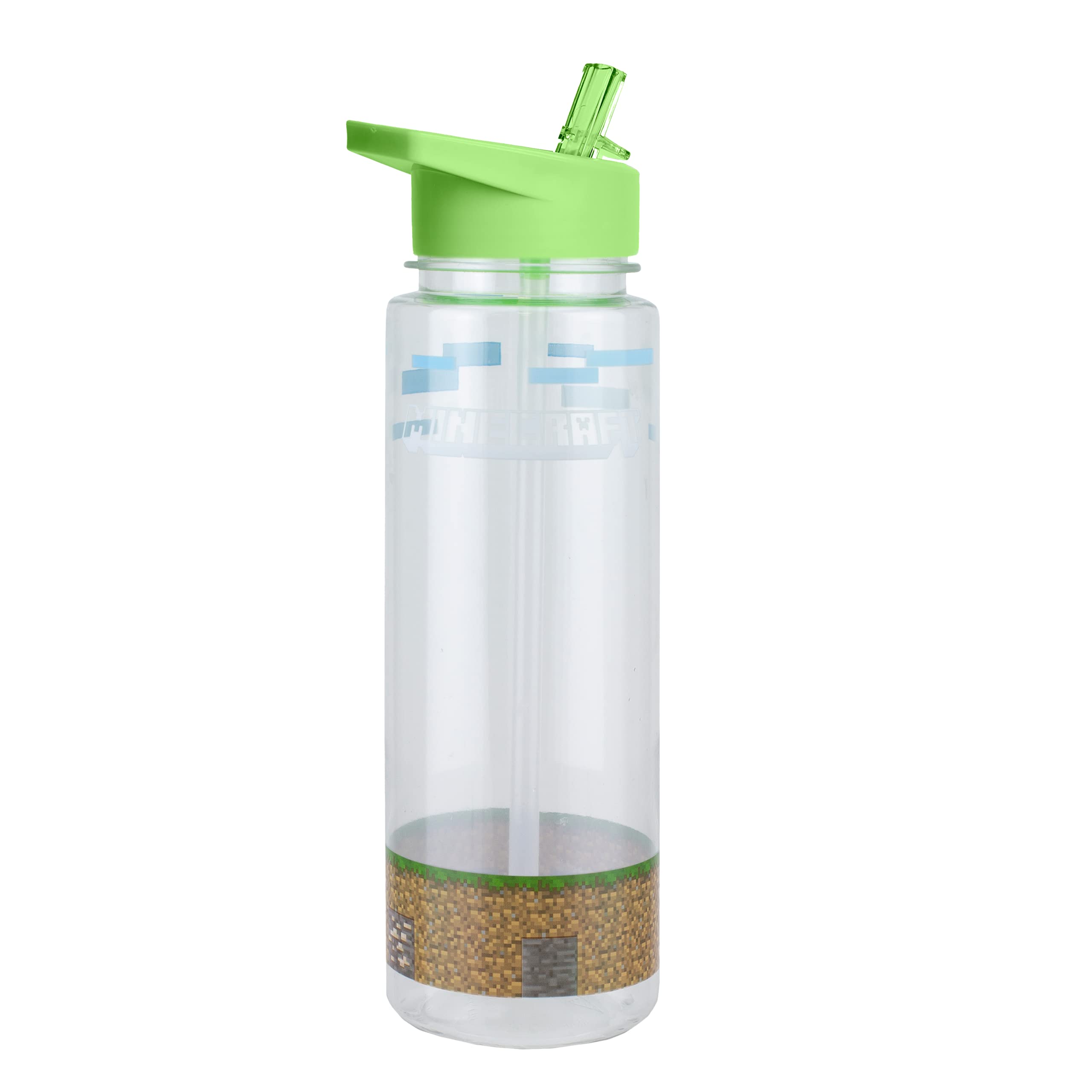 Foto 7 pulgar | Botella De Agua Paladone Minecraft Con Calcomanías Adicionales De 600 Ml - Venta Internacional.