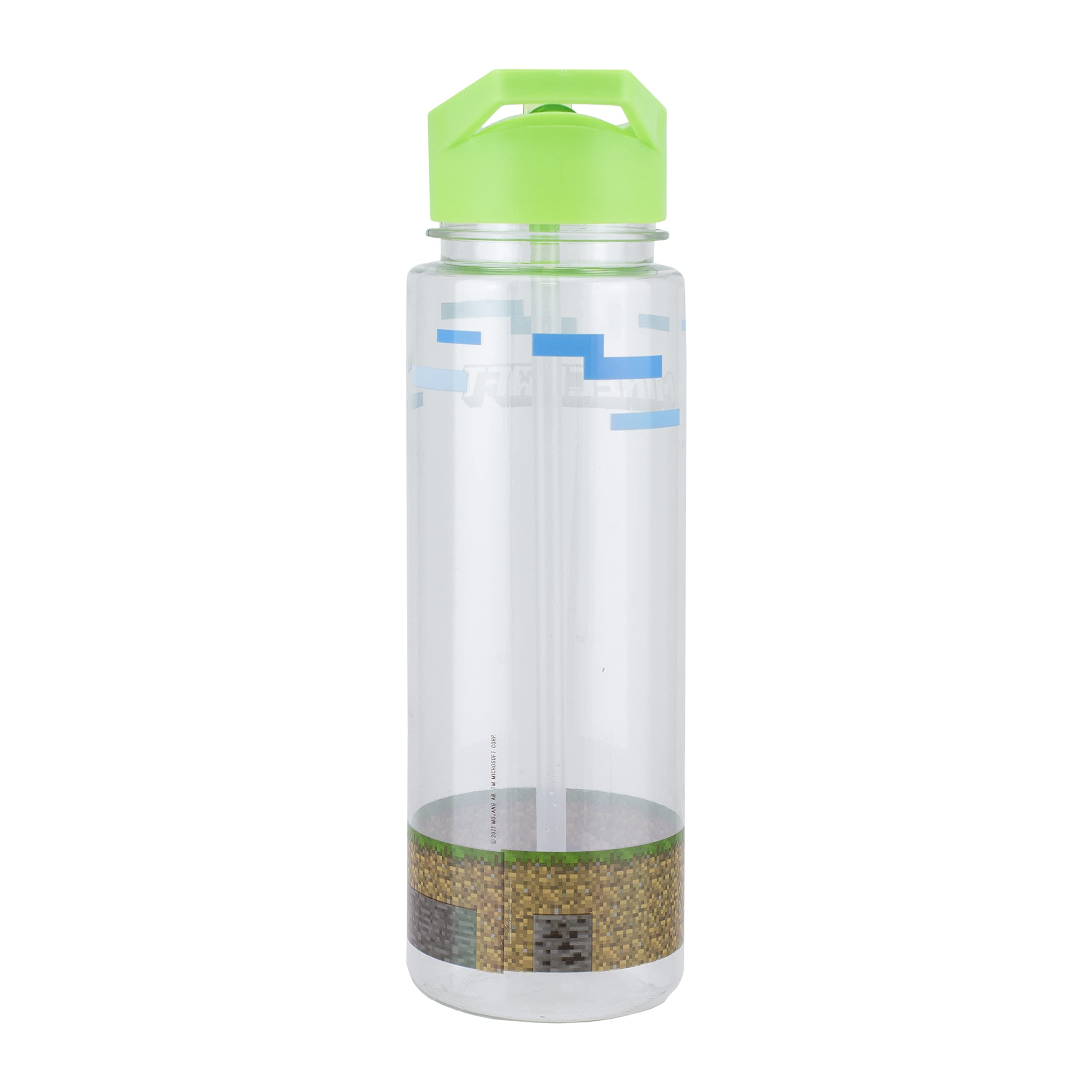 Foto 8 pulgar | Botella De Agua Paladone Minecraft Con Calcomanías Adicionales De 600 Ml - Venta Internacional.