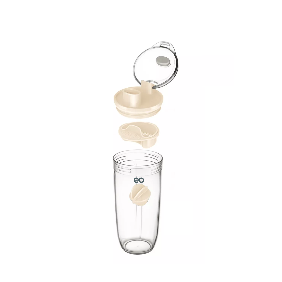Foto 2 pulgar | Language Mezcladora Productos Deportivos 400ml Eo Safe Imports Esi-17454-1 Blanco